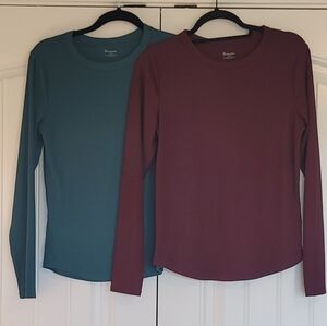 No Boundaries (set of two) long sleeve ribbed tees